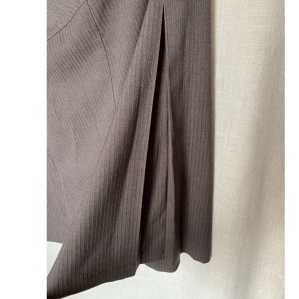 Merona Pinstripe Office Skirt Womens Size 20W Gray Classic Workwear Office - Picture 5 of 16